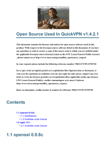 Open Source Used In QuickVPN v1.4.2.1