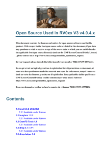 Open Source Used In RV0xx V3 v4.0.4.x