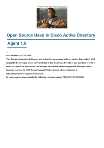 Open Source Used In Cisco Active Directory  Agent 1.0