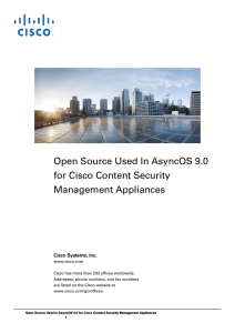 Open Source Used In AsyncOS 9.0 for Cisco Content Security Management Appliances