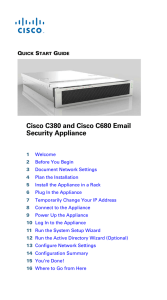 Cisco C380 and Cisco C680 Email Security Appliance Q S