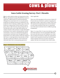 cows &amp; plows I Iowa Cattle Grazing Survey: Part 1 Results