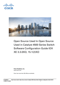 Open Source Used In Open Source Software Configuration Guide IOX