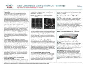 Cisco Catalyst Blade Switch Series for Dell PowerEdge Challenges