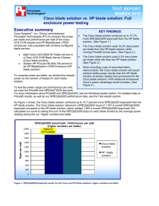 TEST REPORT MARCH 2010 Executive summary