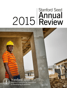 2015 Annual Review Stanford Seed