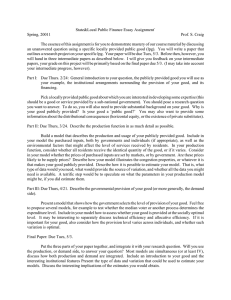 State&amp;Local Public Finance Essay Assignment` Spring, 20011 Prof. S. Craig