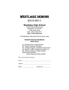 wESTLAKE DEMONS 2010-2011 Westlake High School