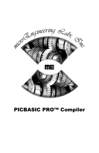 PICBASIC PRO™ Compiler