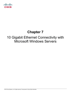 Chapter 7 10 Gigabit Ethernet Connectivity with Microsoft Windows Servers