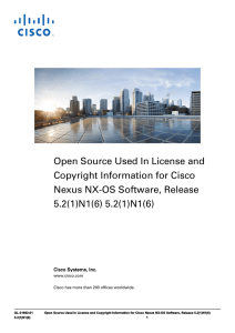 Open Source Used In License and Copyright Information for Cisco 5.2(1)N1(6) 5.2(1)N1(6)