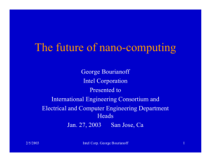 The future of nano-computing