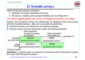 11 Systolic arrays