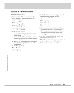 Section 4.5 Extra Practice