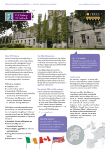 National University of Ireland, Galway - A Guide for North... www.nuigalway.ie/international