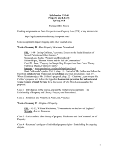 Syllabus for LS 140 Property and Liberty Spring 2014