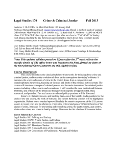 Legal Studies 170       ...