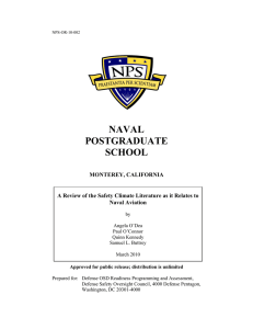 NAVAL POSTGRADUATE SCHOOL