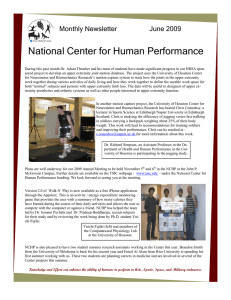 National Center for Human Performance