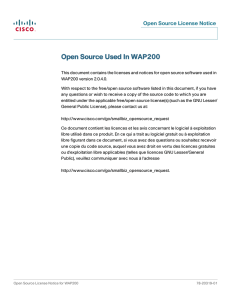 Open Source Used In WAP200 Open Source License Notice