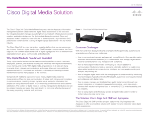 Cisco Digital Media Solution At-A-Glance