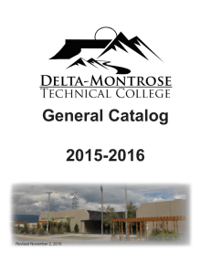 General Catalog 2015-2016 Revised November 2, 2015