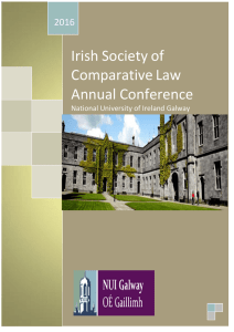Irish Society of Comparative Law Annual Conference