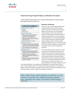 Award-winning Hospital Steps Up Mobile Innovation