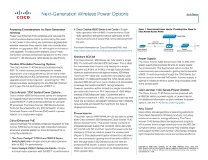 • Powering Considerations for Next-Generation Wireless