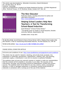 This article was downloaded by: [Brandeis University], [Sarah Birkeland] Publisher: Routledge