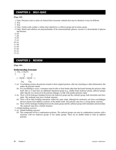 CHAPTER 2 SELF-QUIZ