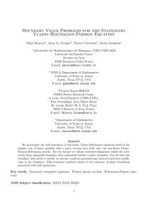 Boundary Value Problems for the Stationary Vlasov-Boltzmann-Poisson Equation