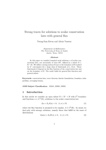 Strong traces for solutions to scalar conservation laws with general flux