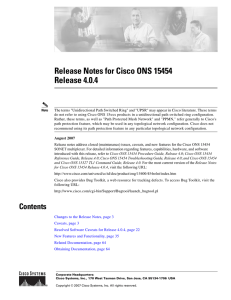 Release Notes for Cisco ONS 15454 Release 4.0.4