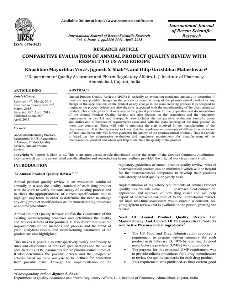 comparitive-evaluation-of-annual-product-quality-review-with-research