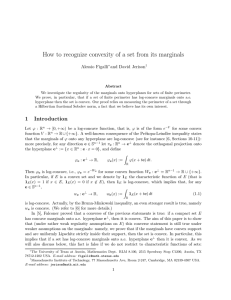 How to recognize convexity of a set from its marginals