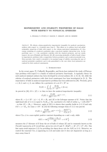 ISOPERIMETRY AND STABILITY PROPERTIES OF BALLS WITH RESPECT TO NONLOCAL ENERGIES