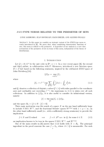 BM O-TYPE NORMS RELATED TO THE PERIMETER OF SETS