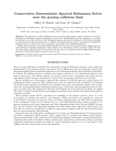 Conservative Deterministic Spectral Boltzmann Solver near the grazing collisions limit