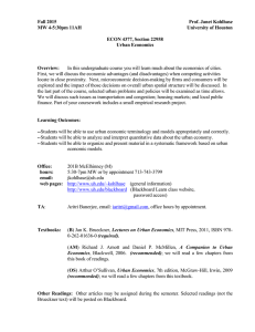 Fall 2015 Prof. Janet Kohlhase MW 4-5:30pm 11AH University of Houston