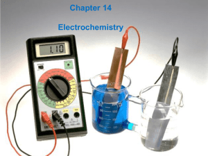 Chapter 14 Electrochemistry