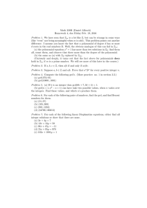 Math 328K (Daniel Allcock) Homework 4, due Friday Feb. 19, 2016