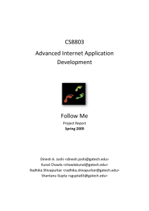 CS8803 Advanced Internet Application Development