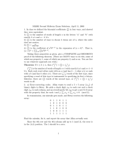 M328K Second Midterm Exam Solutions, April 11, 2003