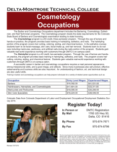 Cosmetology Occupations Delta-Montrose Technical College