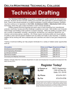Technical Drafting Delta-Montrose Technical College
