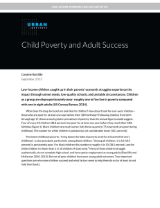 Child Poverty and Adult Success