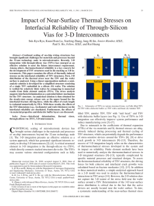 Impact of Near-Surface Thermal Stresses on Interfacial Reliability of Through-Silicon