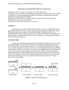 Relaxation of a Strained Elastic Film on a Viscous Layer