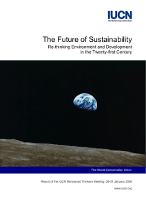 The Future of Sustainability Re-thinking Environment and Development in the Twenty-first Century